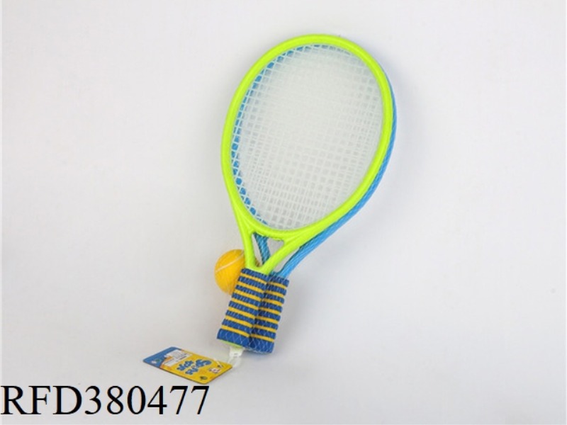 PLASTIC TENNIS RACKET WITH HANDLE
