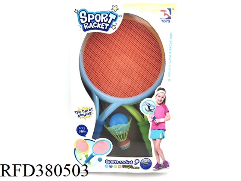 SPORTS HANDLE PLASTIC TENNIS RACKET