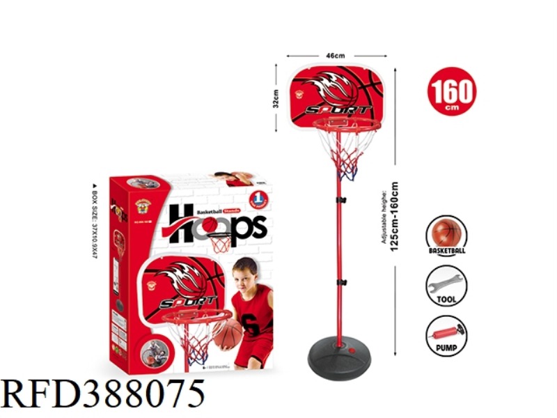 1 METER 6 VERTICAL IRON FRAME IRON BASKETBALL STAND