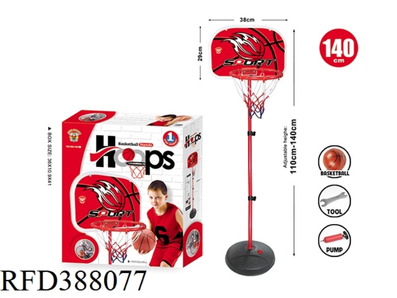 1 METER 4 VERTICAL IRON FRAME IRON BASKETBALL STAND