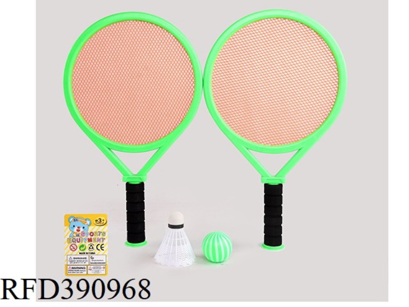 EVA HANDLE MESH RACKET ORANGE NET