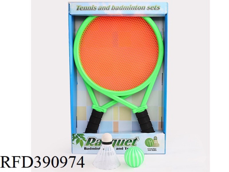 EVA HANDLE MESH RACKET ORANGE NET