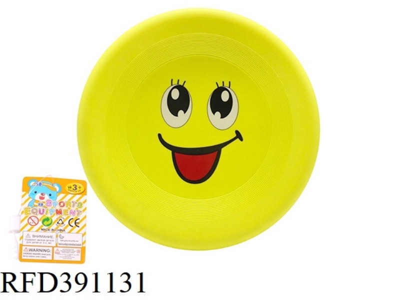 REAL COLOR SMILEY FRISBEE