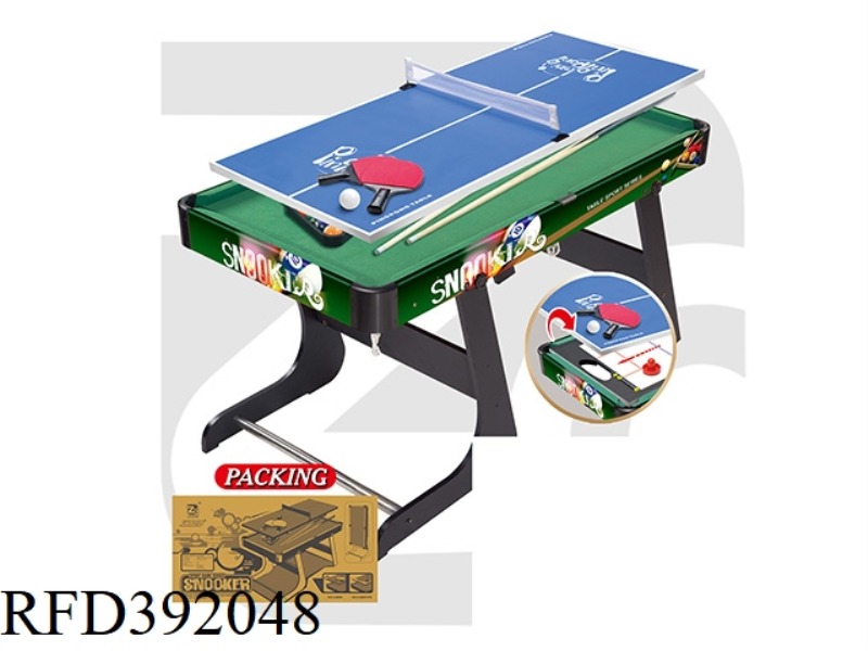 (THREE IN ONE) FOLDING BILLIARD TABLE