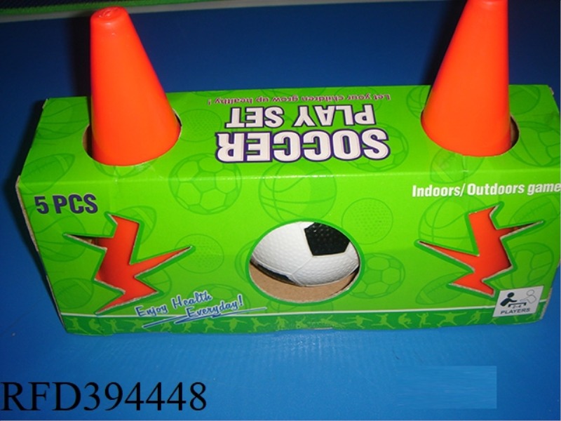 FOOTBALL WITH BARRICADES