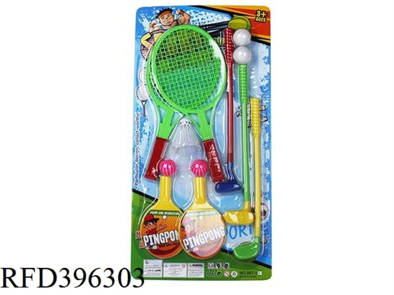 GOLF + RACKET + TABLE TENNIS RACKET 3 IN 1