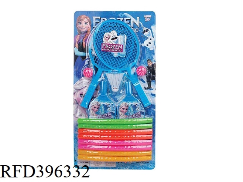 ICE PRINCESS HULA HOOP + RACKET + TABLE TENNIS RACKET 3 IN 1