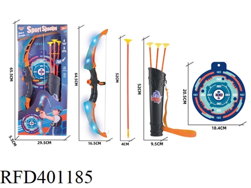 SOUND AND LIGHT BOW AND ARROW SET