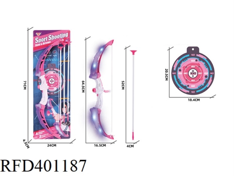 FEMALE VERSION OF SOUND AND LIGHT BOW AND ARROW