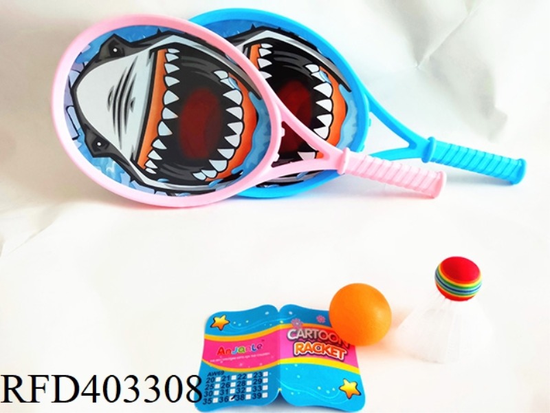 LARGE TENNIS RACKET (SHARK)