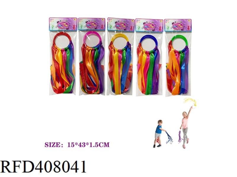 54CM RIBBON HYUN DANCE GYMNASTICS RAINBOW CIRCLE (2 VILLAGES)