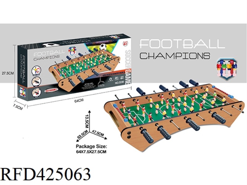 WOODEN FOOTBALL TABLE