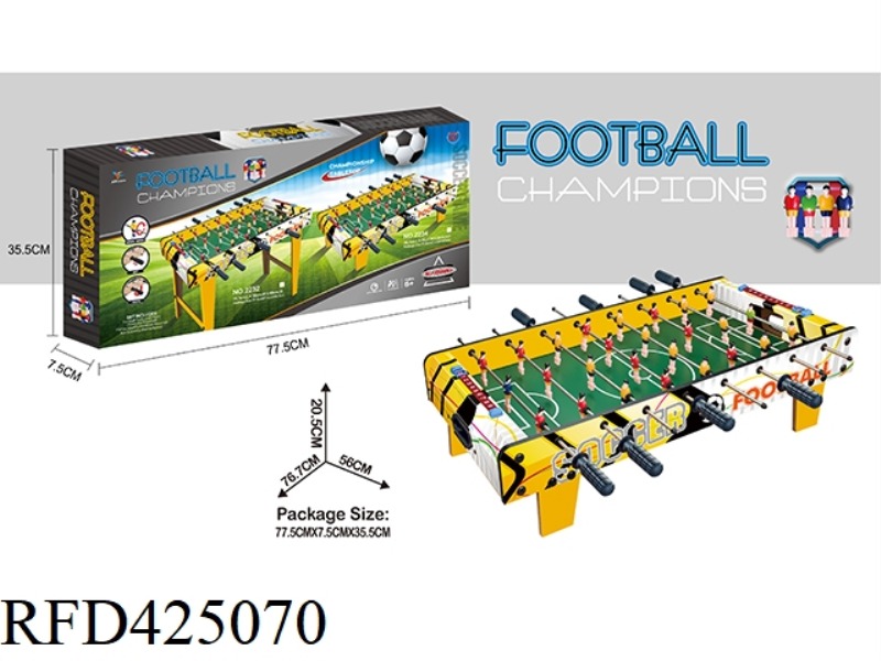 GRAFFITI WOODEN FOOTBALL TABLE WITH LONG FEET (8 POLES)