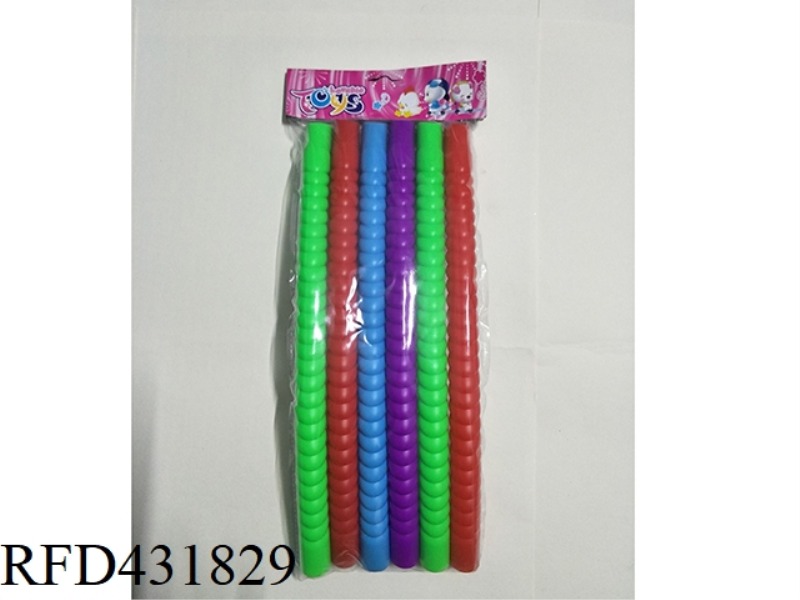 6 SECTIONS HULA HOOP (DIAMETER 61CM) PLASTIC