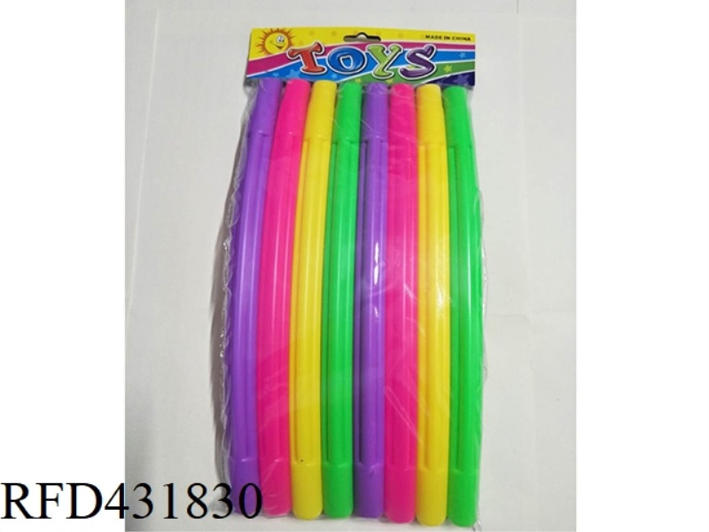 8 SECTIONS HULA HOOP (DIAMETER 83CM) PLASTIC