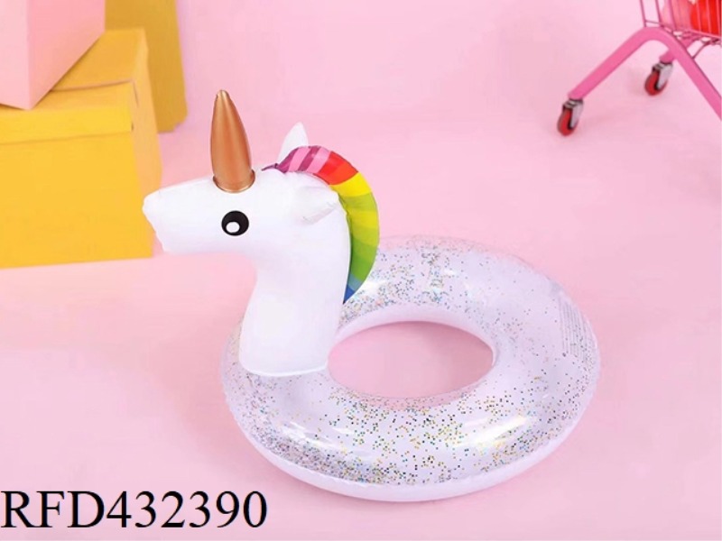 70CM UNICORN HEAD RING MIXED COLOR