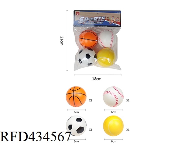 4 PU BALLS