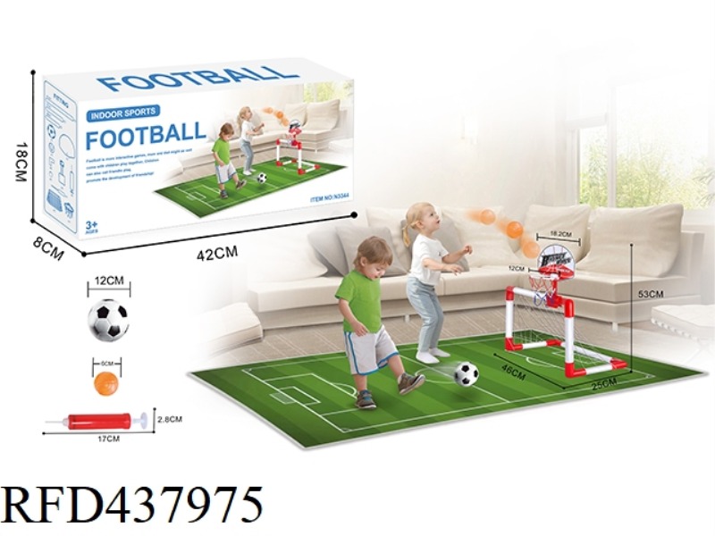 MINI INDOOR FOOTBALL DOOR & BASKETBALL SET
