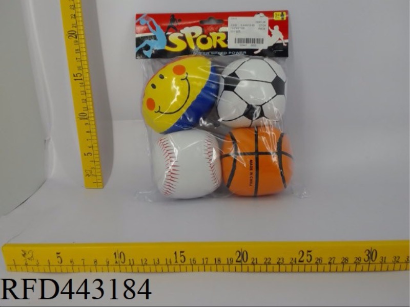 3.5-INCH SET OF FOUR BALLS