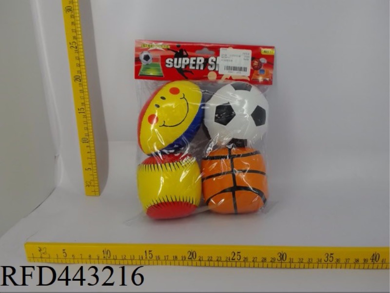 4-INCH SET + FOOTBALL