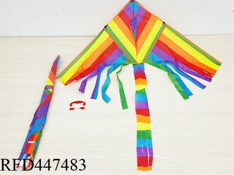 1.15M RAINBOW LONG TAIL KITE (WIRING)