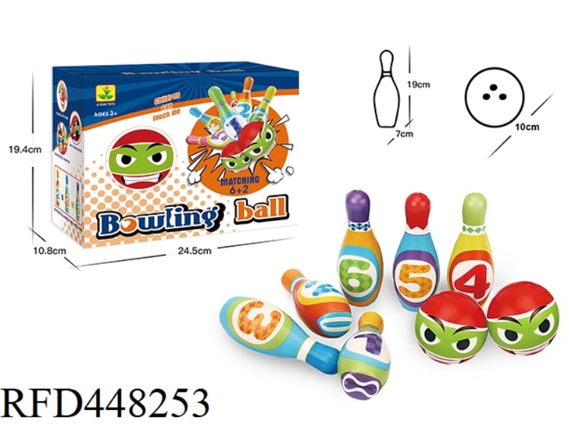 PU BOWLING 6 + 2PCS