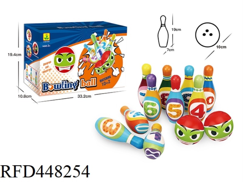 PU BOWLING 10 + 2PCS MEDIUM