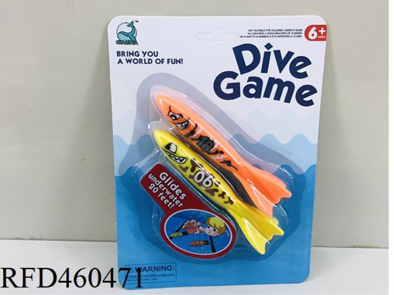 DIVING TORPEDOES (TWO)