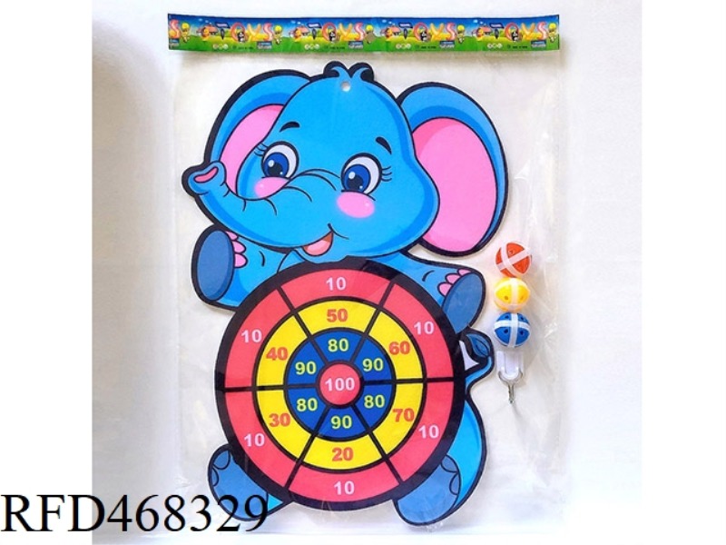 DUMBO DART TARGET WITH STICKY BALL HOOK