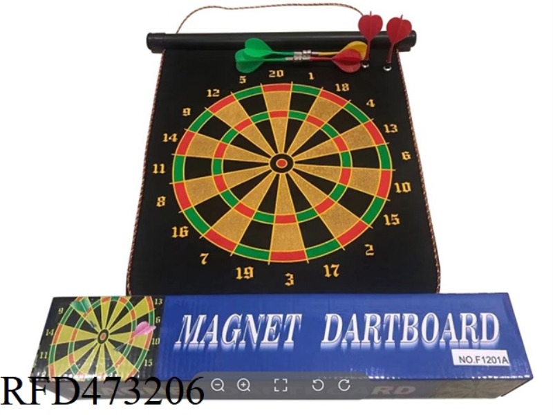 MAGNETIC CLOTH 12 INCH DARTBOARD