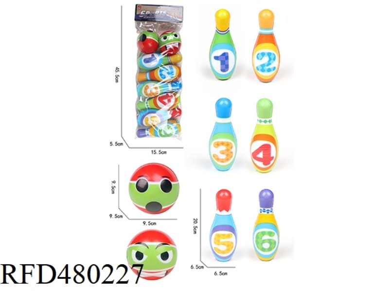 SMALL PU BOWLING SET