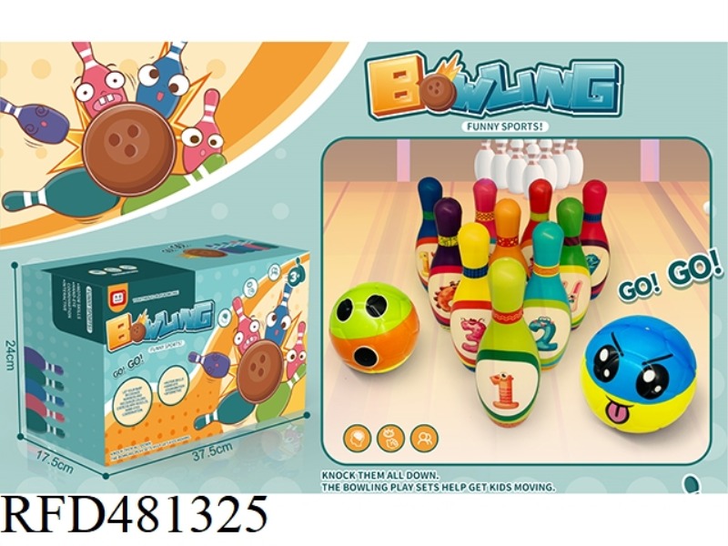 19CMEVA BOWLING BALLS 10+2 BALLS WITH A DIAMETER OF 10CM