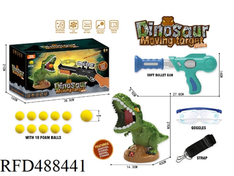 DINOSAUR MOVING SCORING TARGET