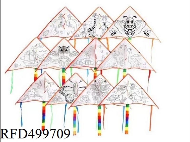 90 PAINTING TRIANGLE KITE