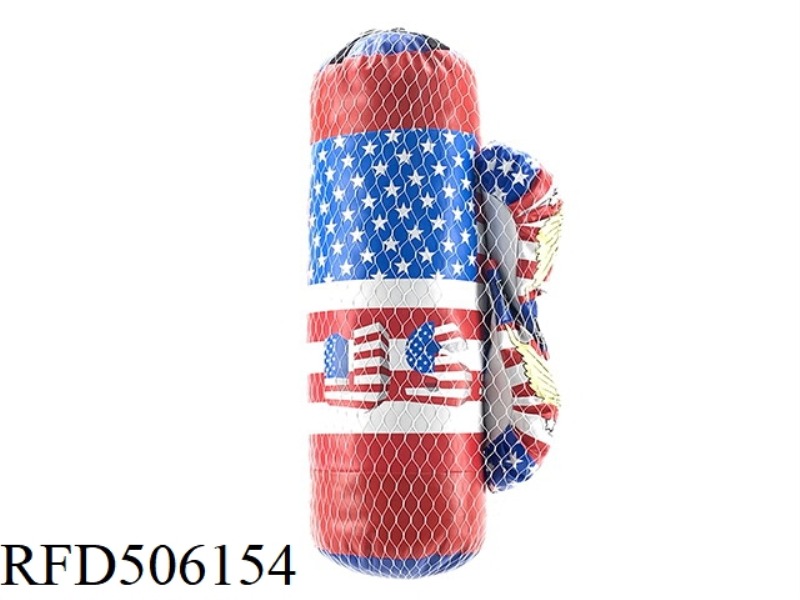 BALD EAGLE AMERICAN FLAG BOXING SET