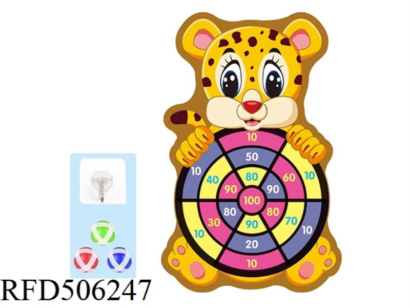 CARTOON LEOPARD TARGET