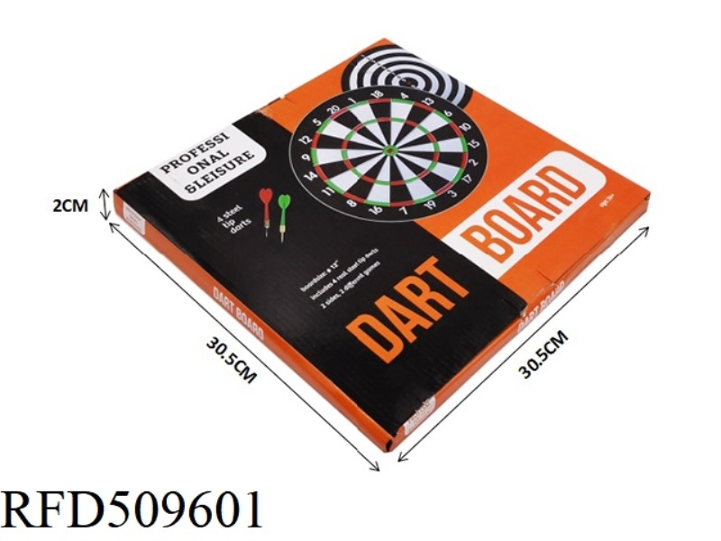 12-INCH FLOCKING DART PLATE