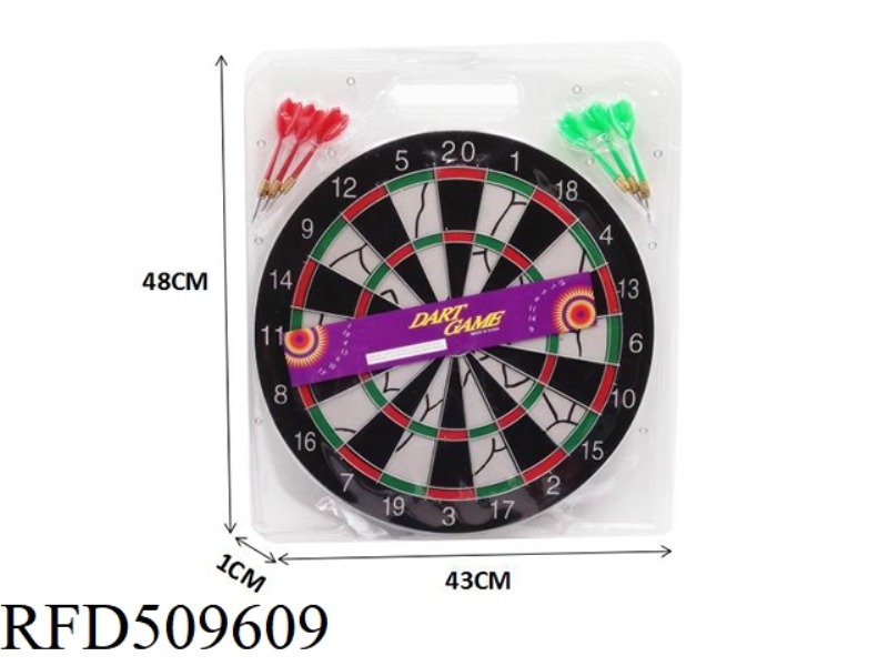 17 INCH FLOCKING DART PLATE