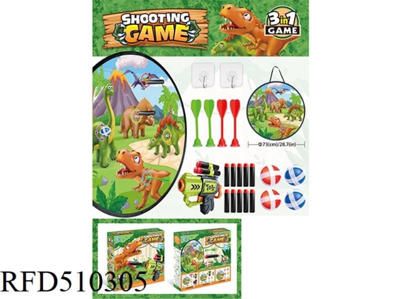 DINOSAUR ROUND TARGET