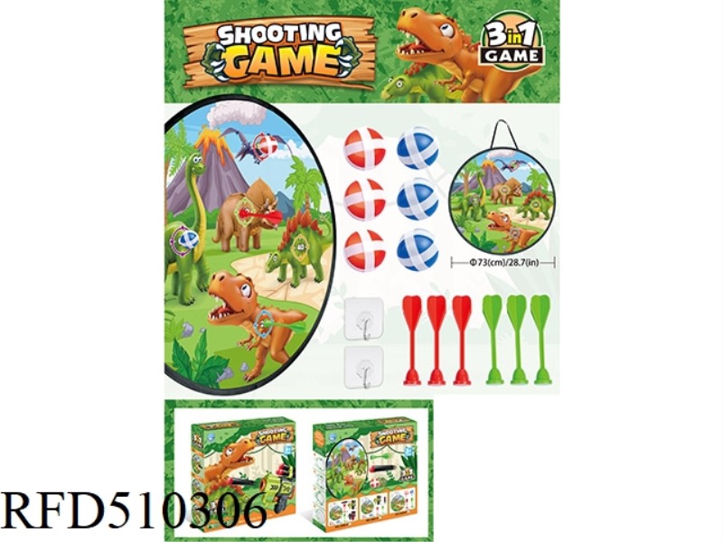 DINOSAUR ROUND TARGET