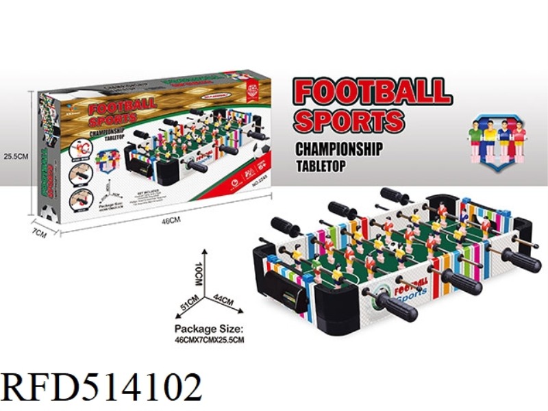 WOODEN GRAFFITI FOOTBALL TABLE