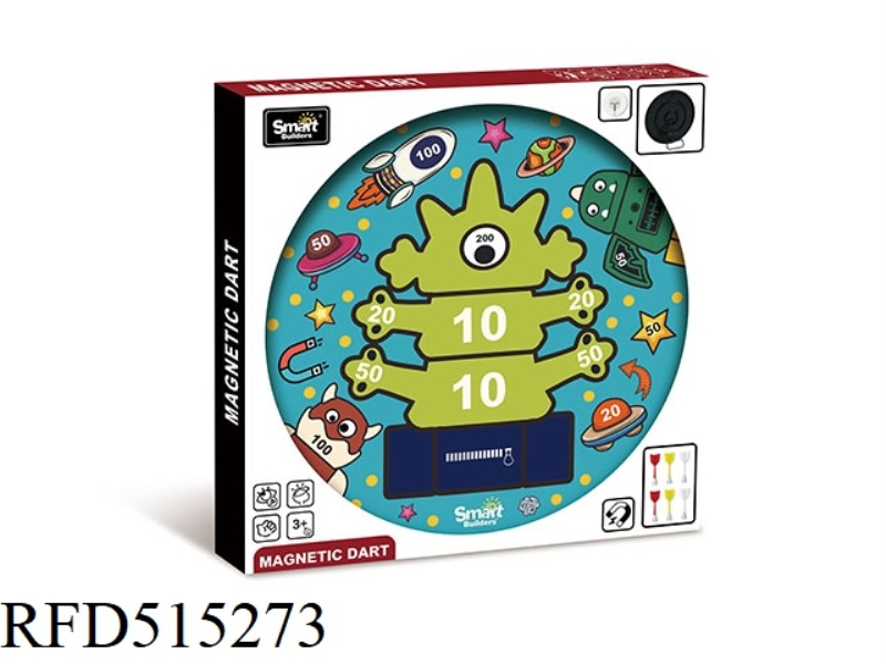 MAGNETIC DART PLATE. - MONSTER