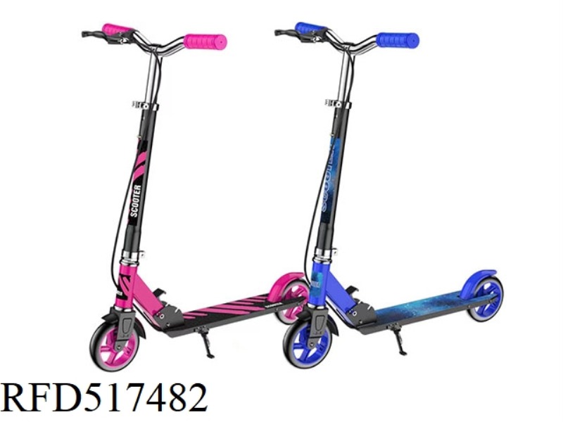 BIG WHEEL SCOOTER WITH HANDBRAKE PU ENVIRONMENTAL PROTECTION WHEEL