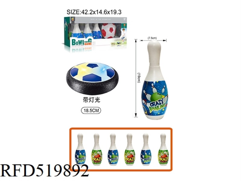 FLOATING BALLS (WITH LIGHTS) +6 BOTTLES