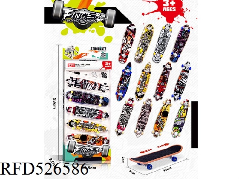 THE FINGER SKATEBOARD SET