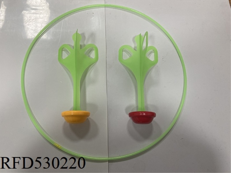 OUTDOOR GAME GRASS THROWING SHUTTLECOCK (LUMINOUS VERSION), WITH 2 THROWING KEYS 1 CIRCLE