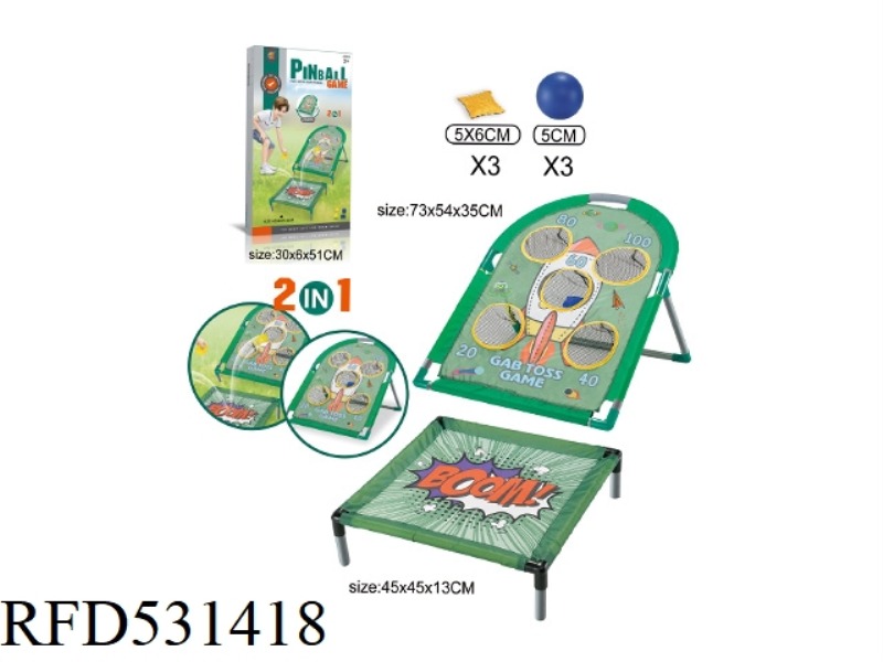 THROW SANDBAG RACK (SEMICIRCLE) + ELASTIC FRAME