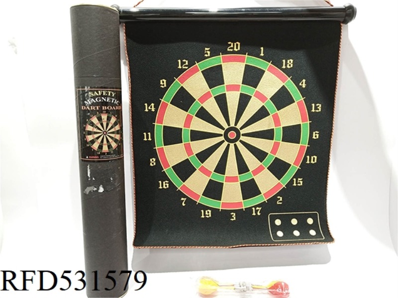 MAGNETIC FLOCKING DART TARGET 15 