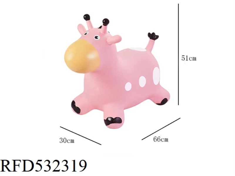 JUMBO INFLATABLE CARTOON JUMPING COW