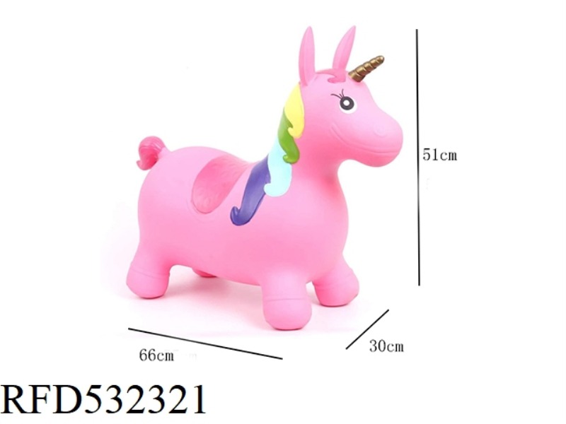 JUMBO INFLATABLE JUMPING UNICORN